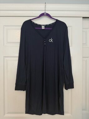 Navy Blue Calvin Klein Night Gown